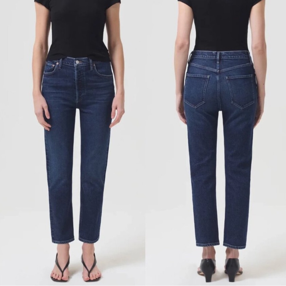 AGOLDE Riley Crop Organic Cotton Jeans